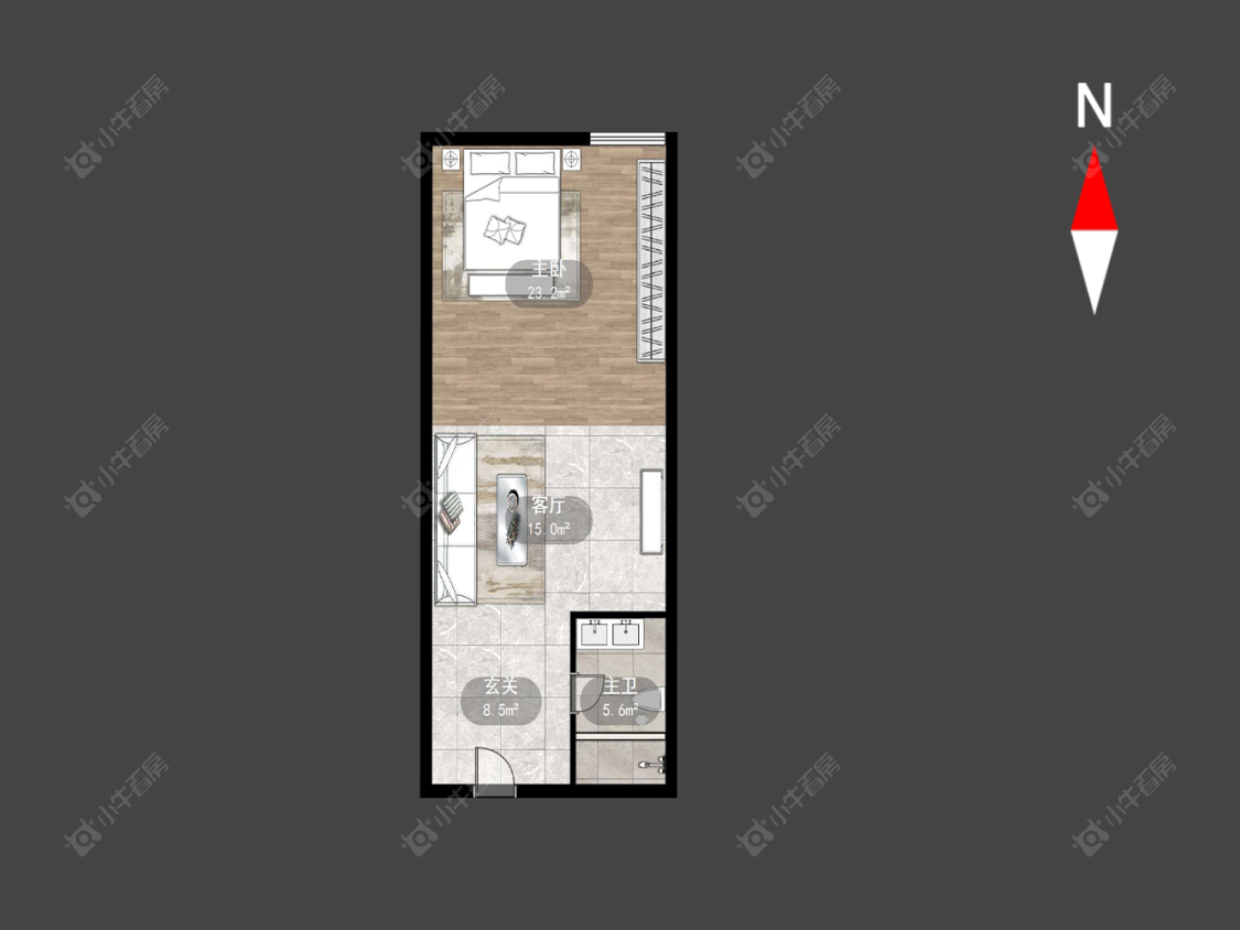 常州浩源大厦在售二手房源户型图_小牛看房