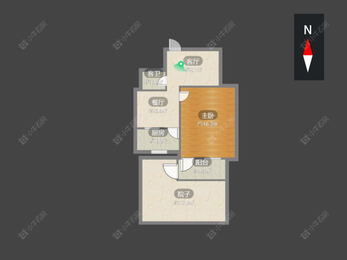 常州工房北区在售二手房源户型图_小牛看房