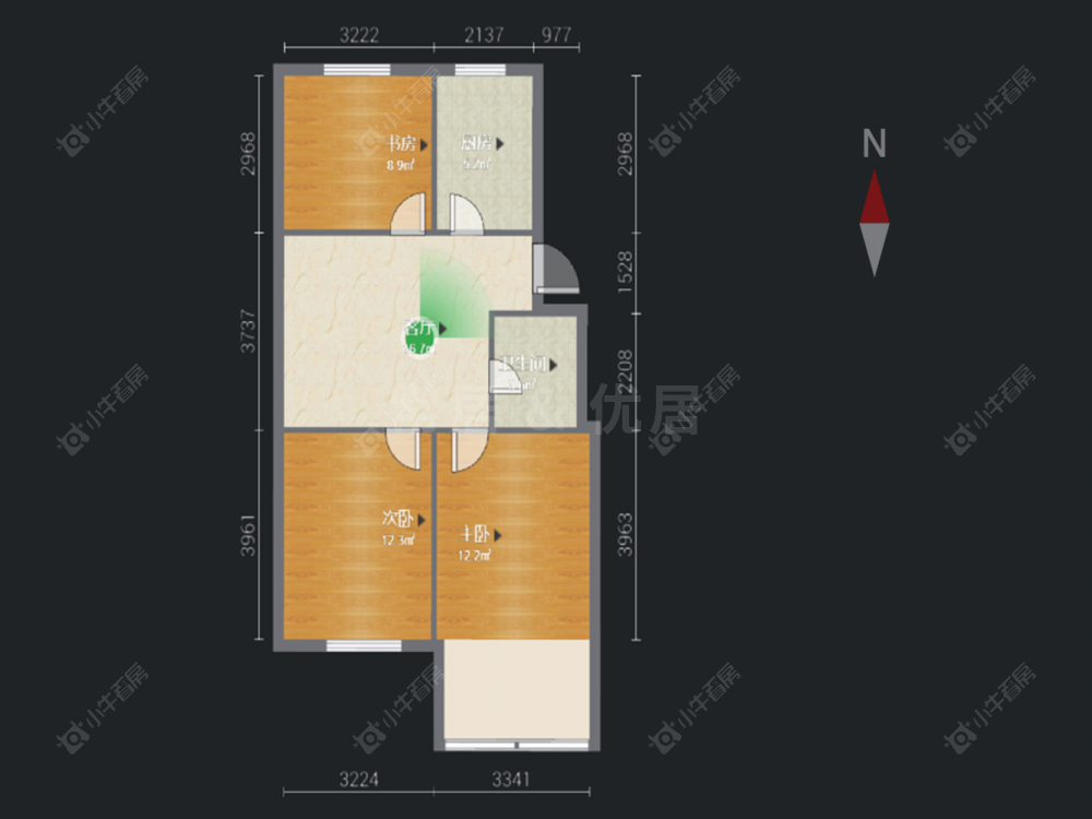 常州泰山一村在售二手房源户型图_小牛看房