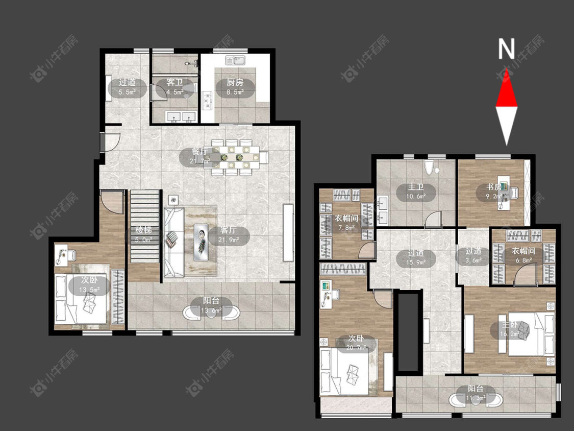 常州龙湖景粼天著在售二手房源户型图_小牛看房