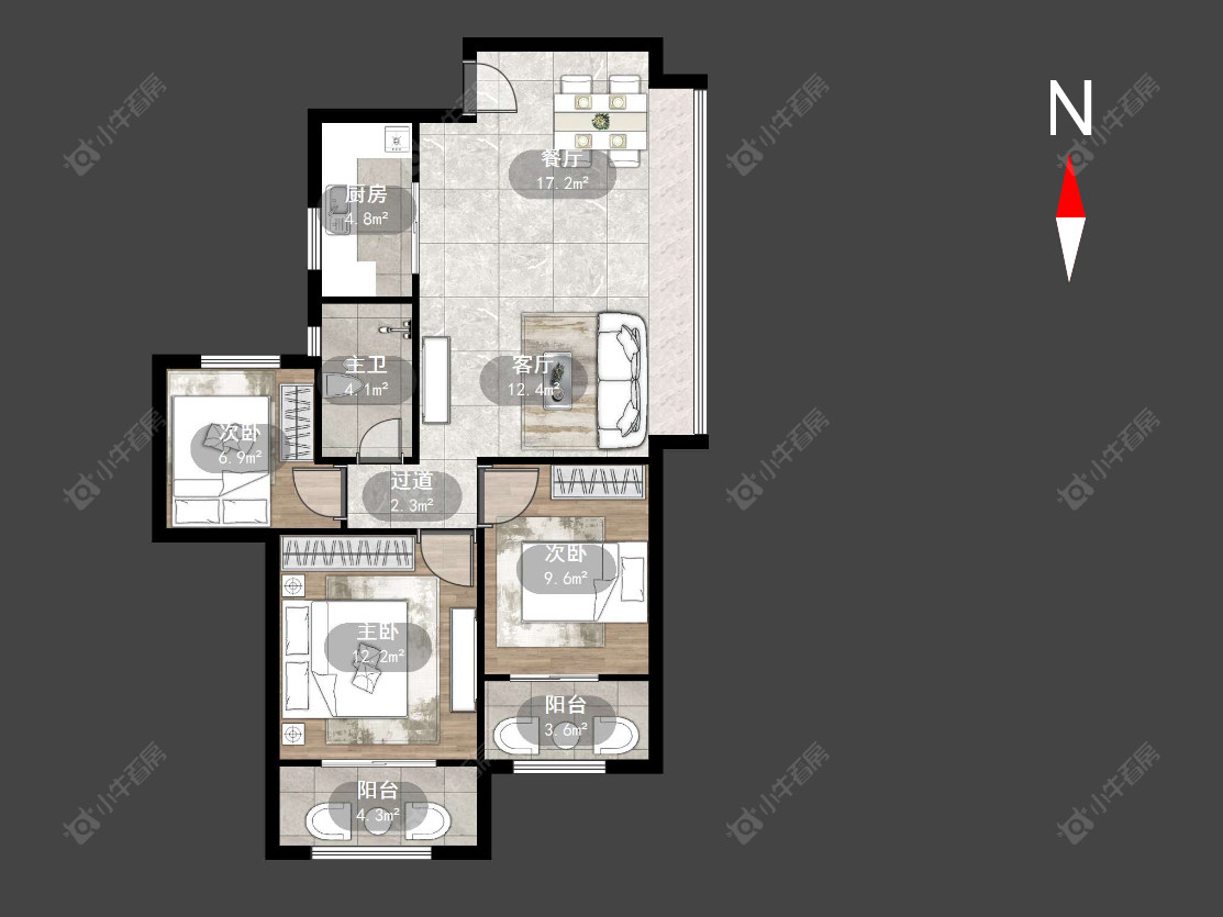 常州弘阳天下锦在售二手房源_小牛看房