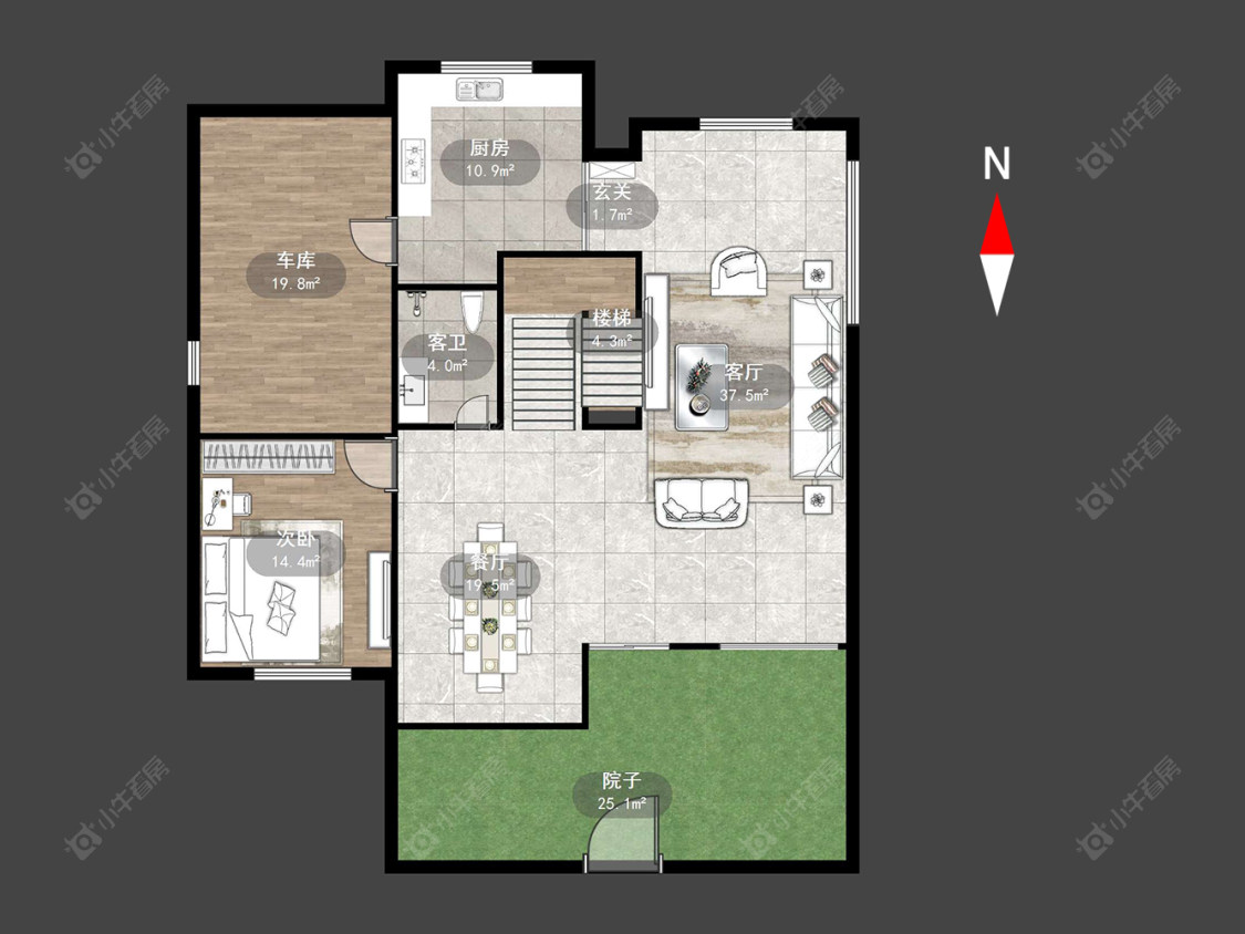 常州新昌花苑南区在售二手房源户型图_小牛看房
