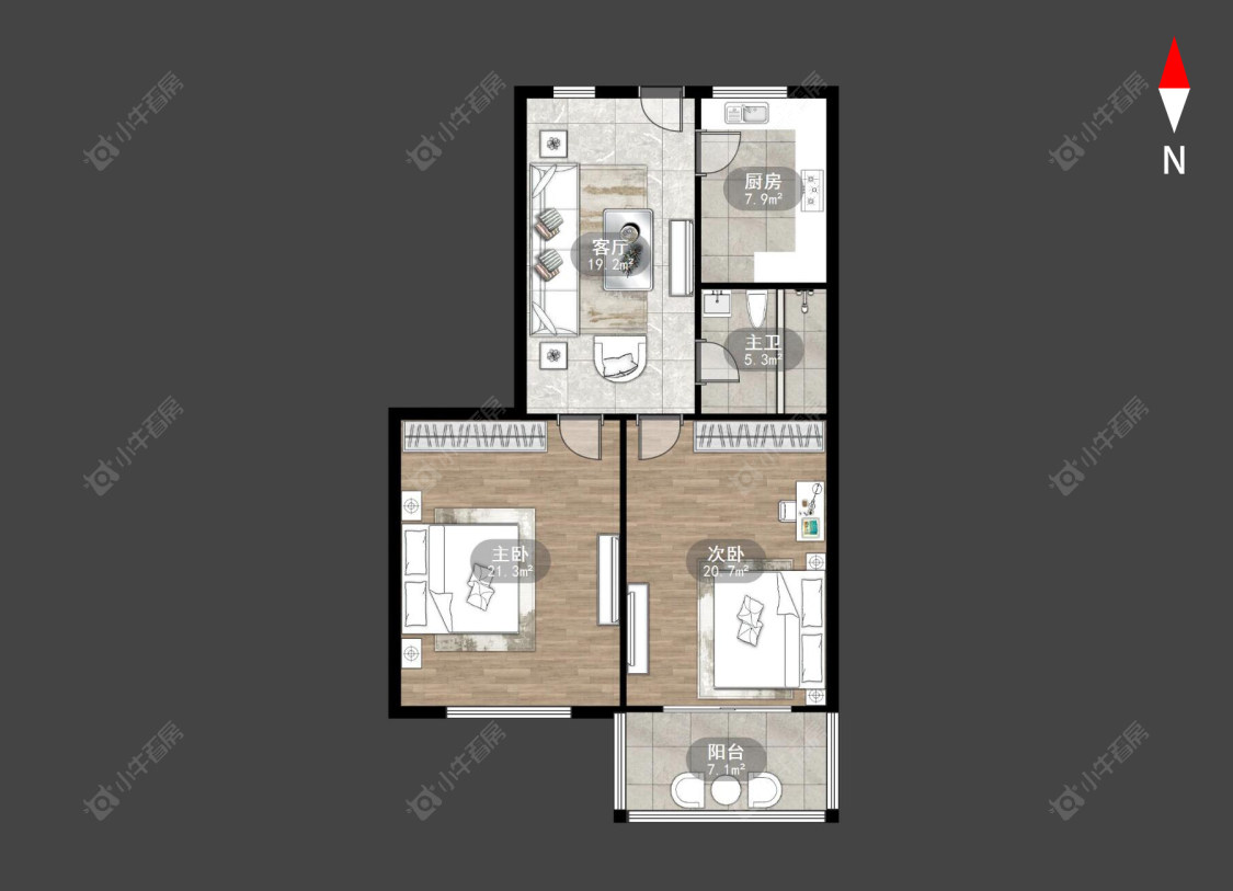 常州劳动新村南区在售二手房源户型图_小牛看房