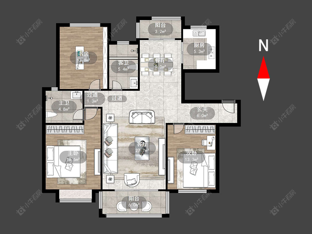 常州丰乐公寓北区在售二手房源户型图_小牛看房