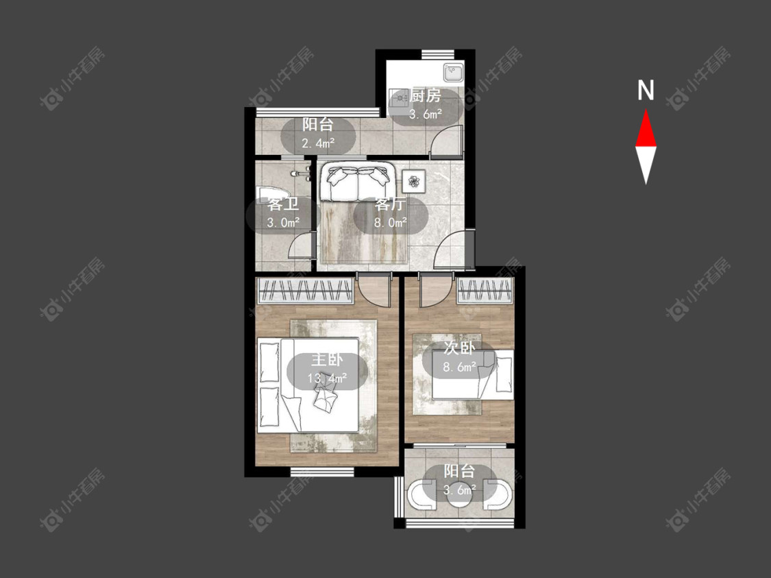 常州红梅东村在售二手房源户型图_小牛看房