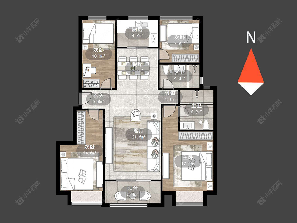 常州万科城在售二手房源_小牛看房