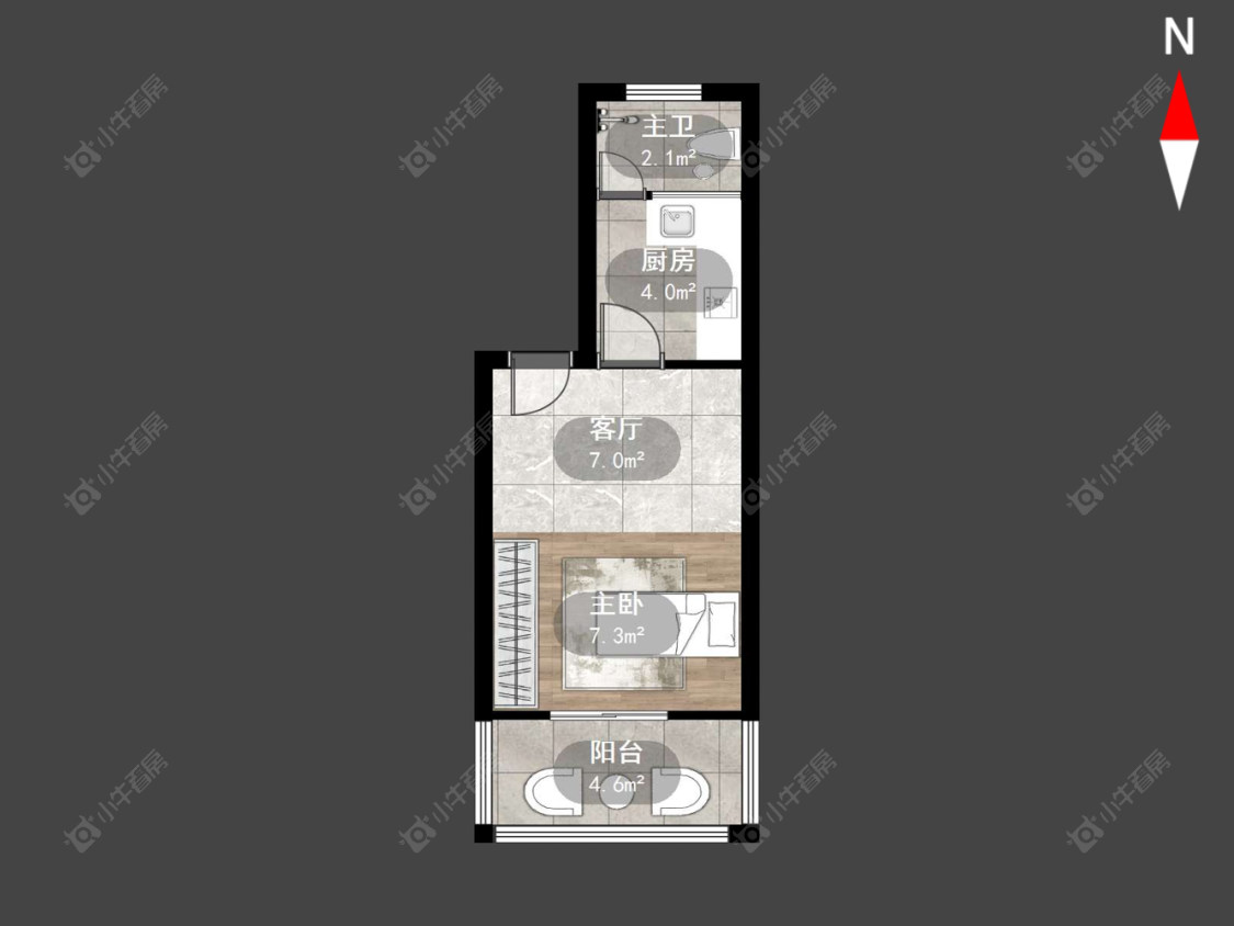 常州邮电路在售二手房房源户型图_小牛看房