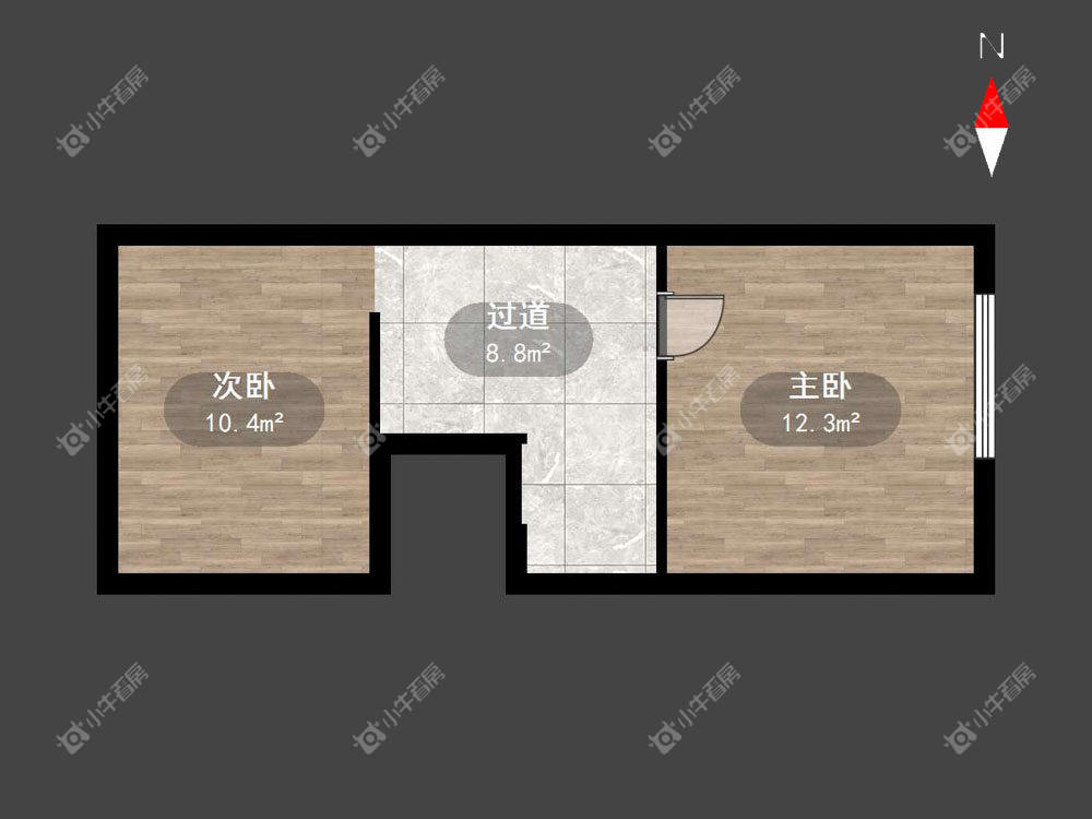 常州现代城在租房源户型图_小牛看房
