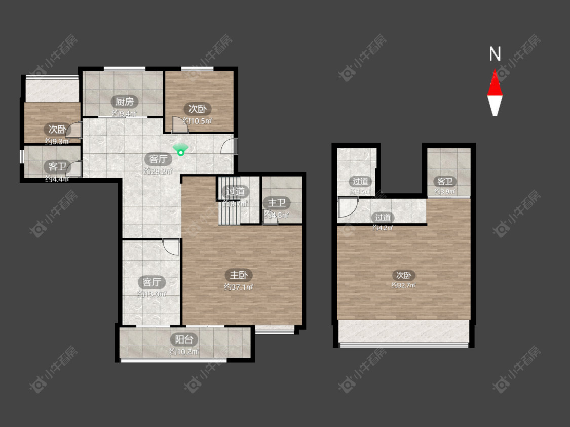 常州新城璞樾和山在售二手房源户型图_小牛看房