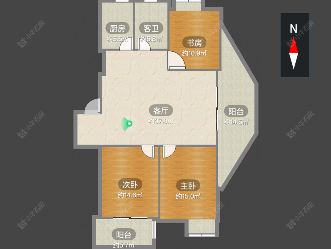 常州河苑家园北苑在售二手房源户型图_小牛看房