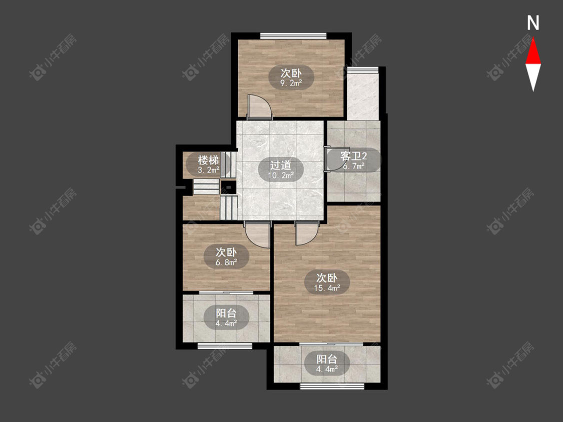 常州新城香溢澜桥一期在售二手房源户型图_小牛看房