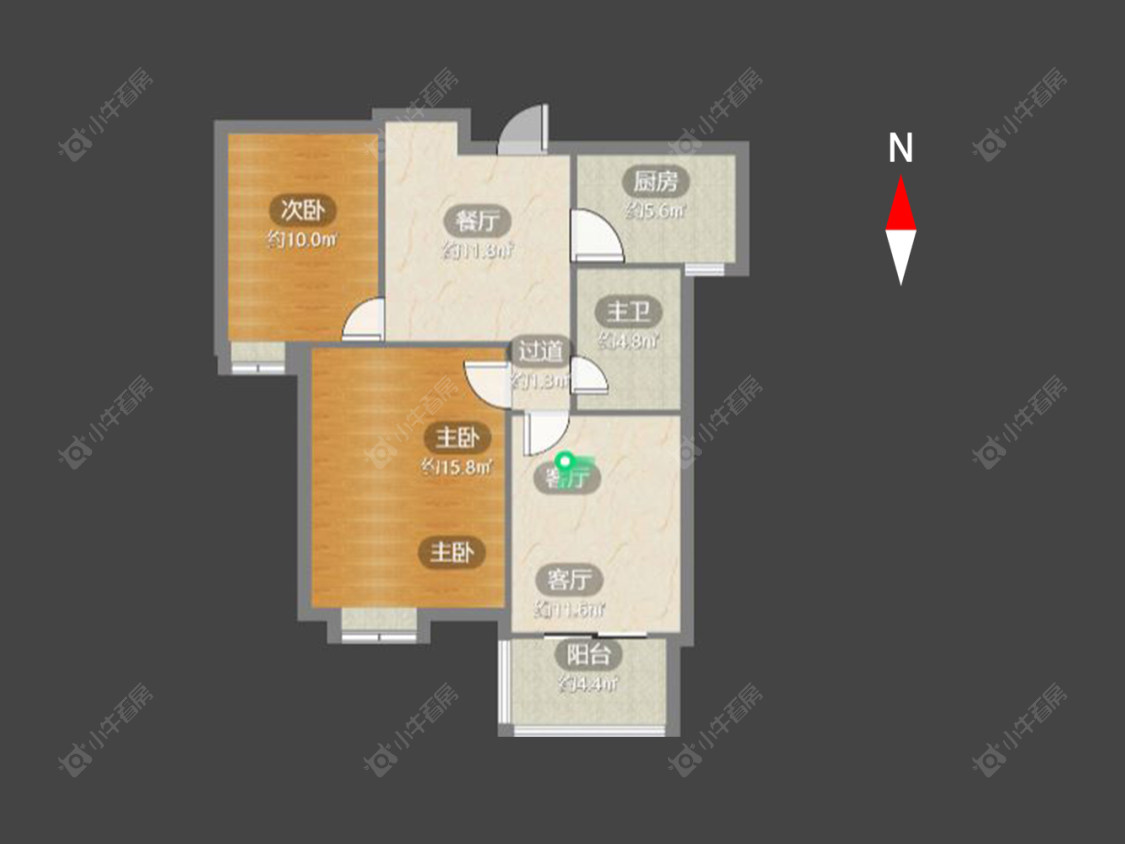 常州凤凰名城在售二手房源户型图_小牛看房