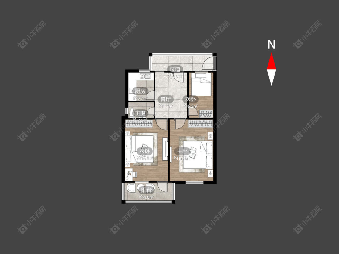 常州机械新村在售二手房源户型图_小牛看房