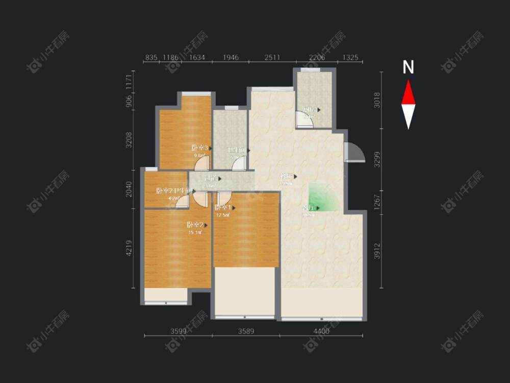 常州新城长岛在售二手房房源户型图_小牛看房