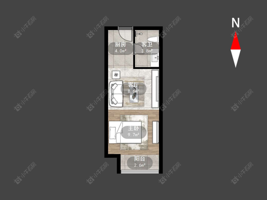 常州龙湖星图在售二手房源户型图_小牛看房