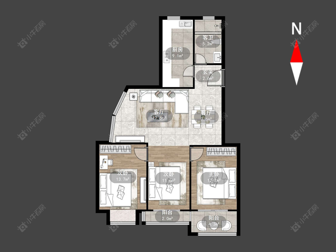 常州高成莱茵二期在售二手房源_小牛看房