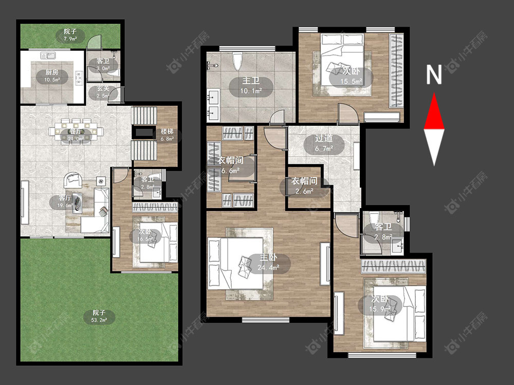 绿城江南里房源户型图 常州绿城江南里在售二手房源户型图_小牛看房