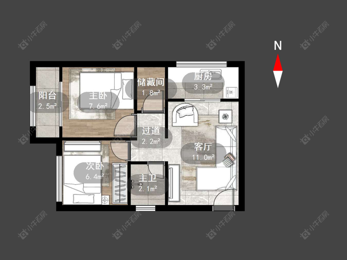 常州绿都万和城七区在售二手房源户型图_小牛看房