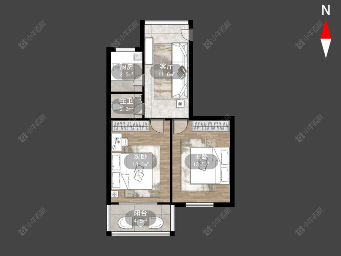 常州浦南新村在售二手房房源户型图_小牛看房