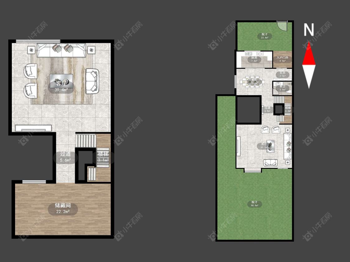 中海锦珑湾别墅区房源户型图 常州中海锦珑湾别墅区在售二手房源户型图_小牛看房