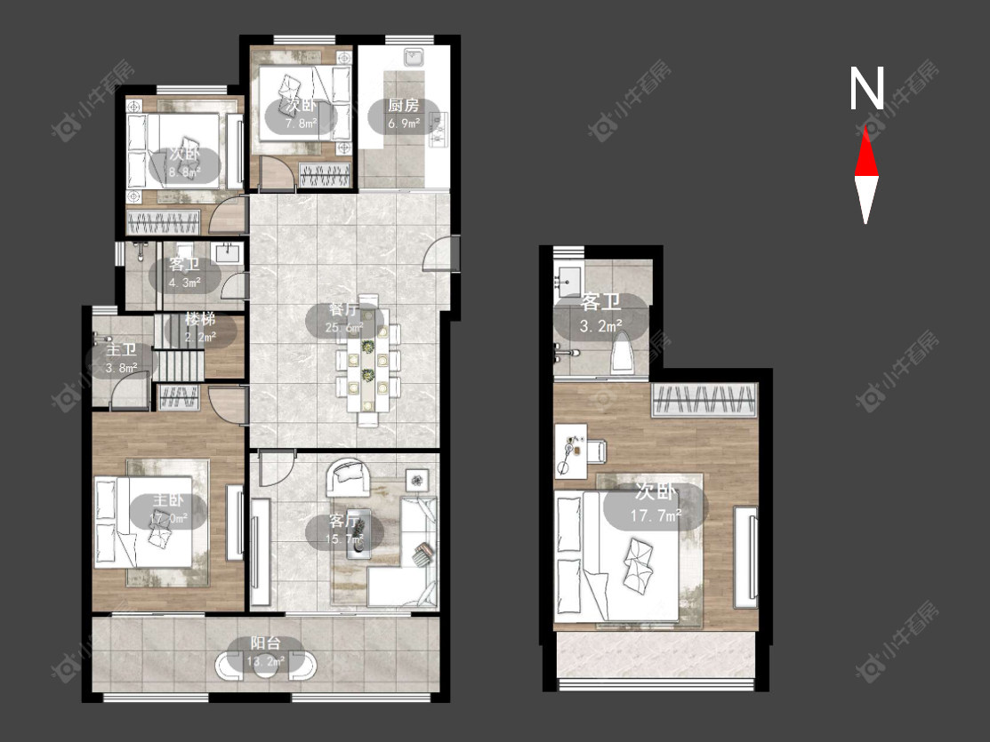 常州新城璞樾和山在售二手房源户型图_小牛看房