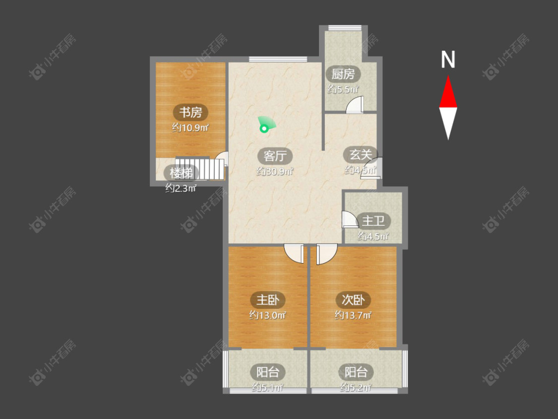 常州桃园公寓在售二手房源户型图_小牛看房