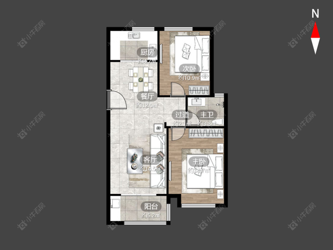 绿地峰云汇房源户型图 常州绿地峰云汇在售二手房源户型图_小牛看房
