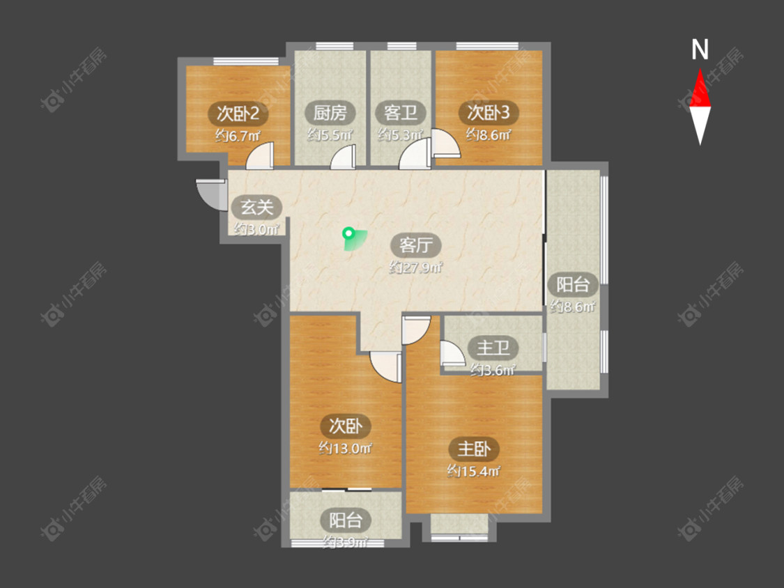 常州弘阳上城在售二手房源户型图_小牛看房