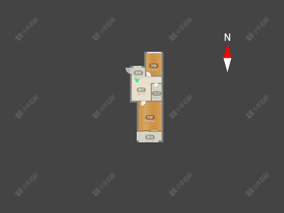 北直街房源户型图 常州北直街在售二手房源户型图_小牛看房