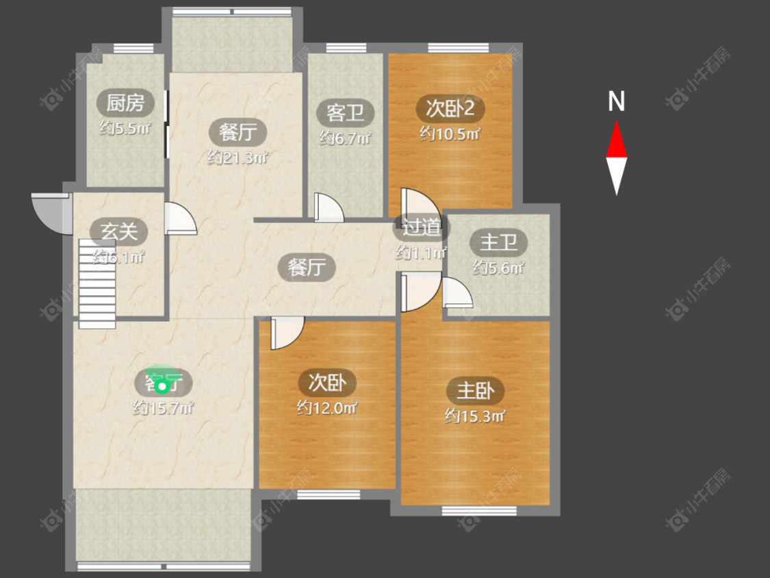 常州腾龙苑东区在售二手房源户型图_小牛看房