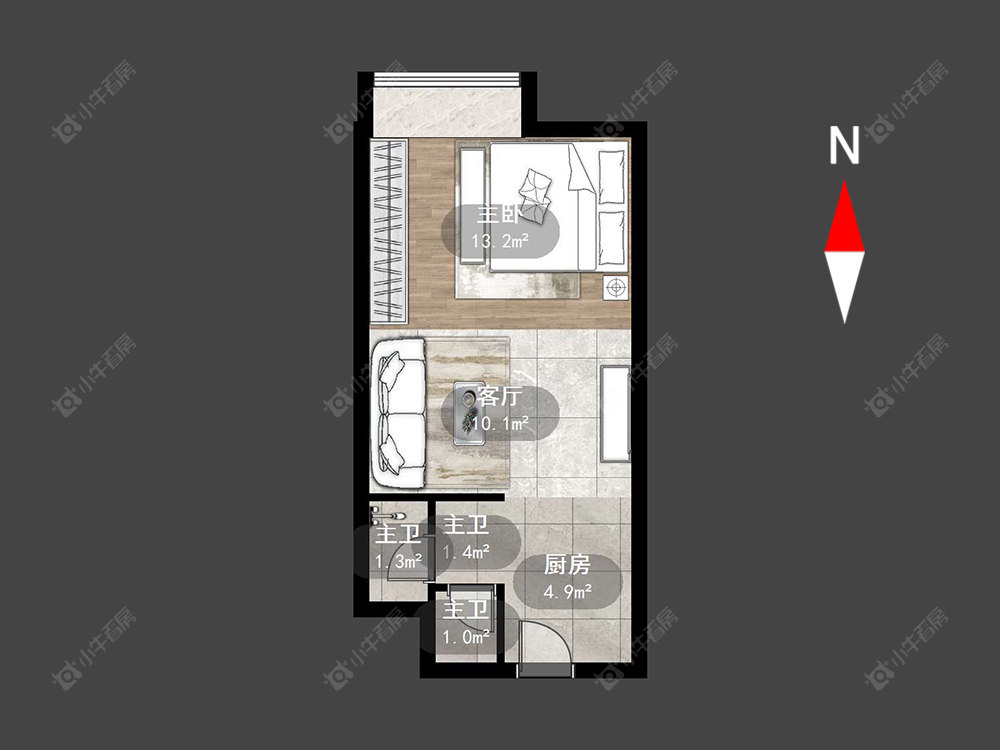 常州星河澜月湾在售二手房源户型图_小牛看房