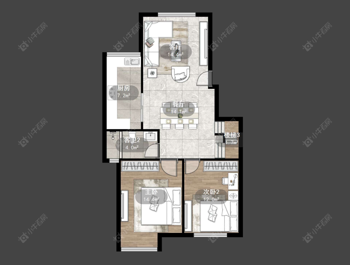 常州怡枫苑在售二手房源户型图_小牛看房
