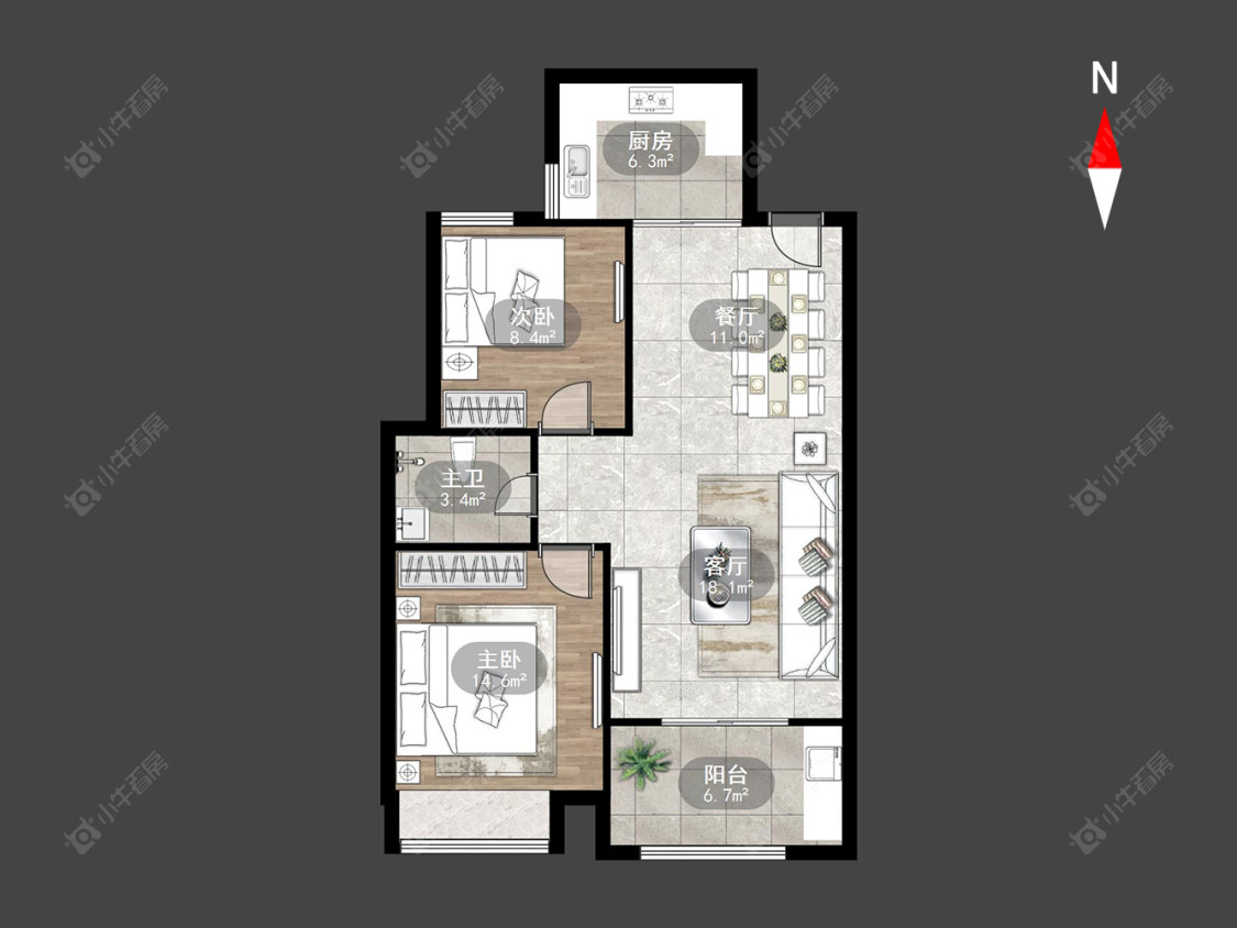 常州青建鼎都在售二手房房源户型图_小牛看房