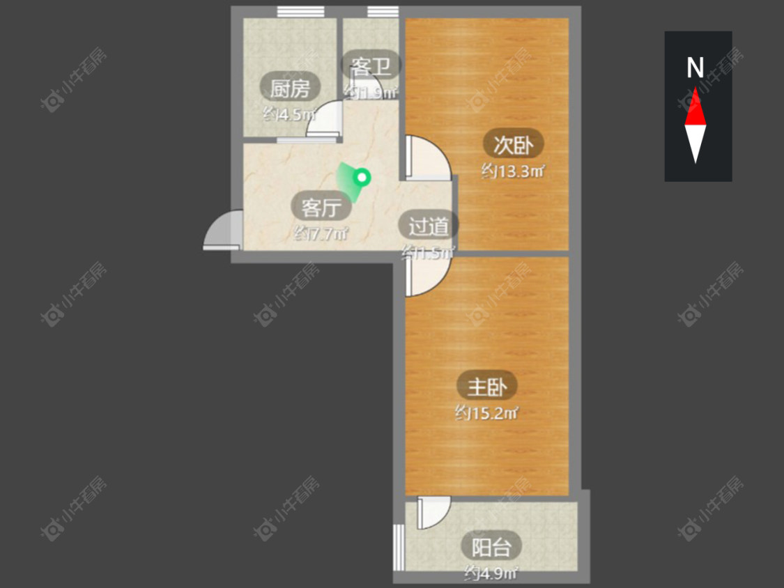 常州工房南区在售二手房房源户型图_小牛看房