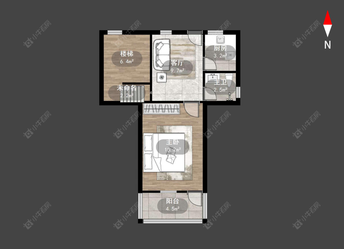 常州浦北新村在售二手房源户型图_小牛看房