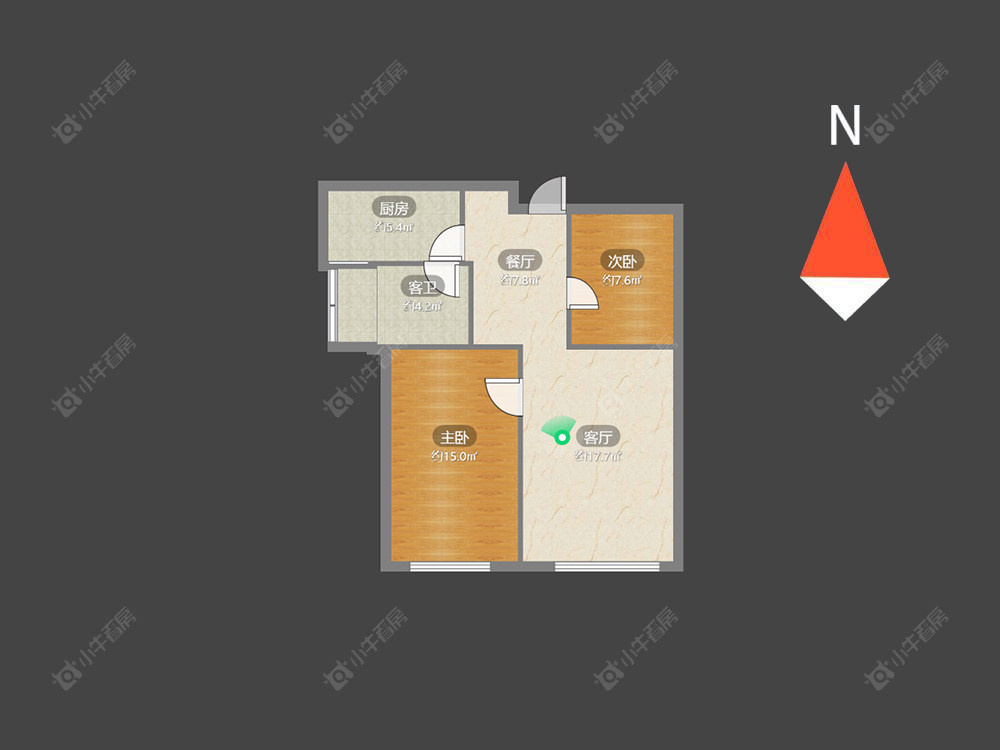 外滩1号房源户型图 常州外滩1号在售二手房源户型图_小牛看房