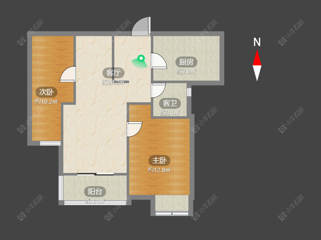 新城蓝钻苑北区房源户型图 常州新城蓝钻苑北区在售二手房源户型图_小牛看房