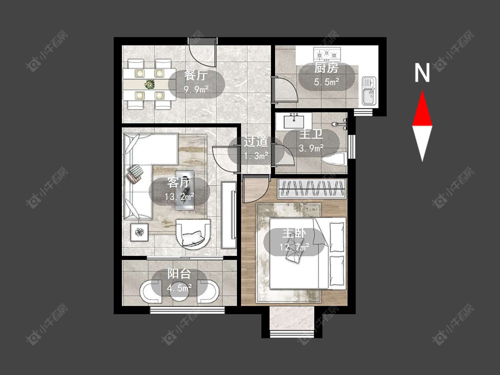 常州长虹名苑在售二手房源户型图_小牛看房