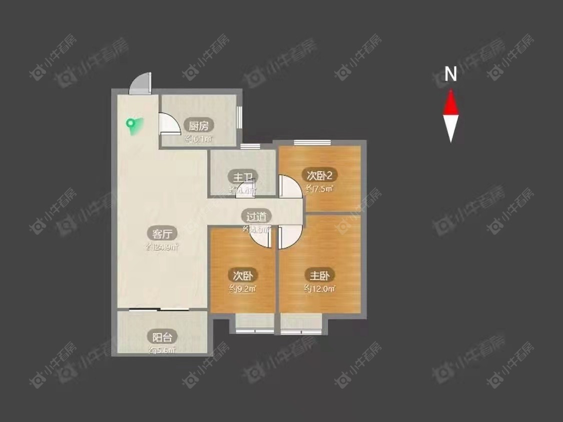 常州碧桂园华星·世纪学府在租房源户型图_小牛看房