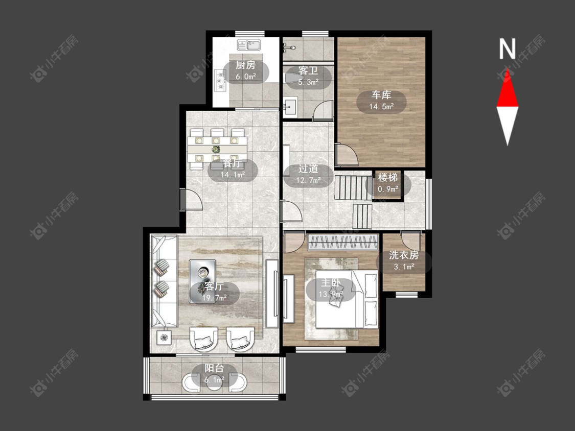 常州西夏金苑在售二手房源户型图_小牛看房