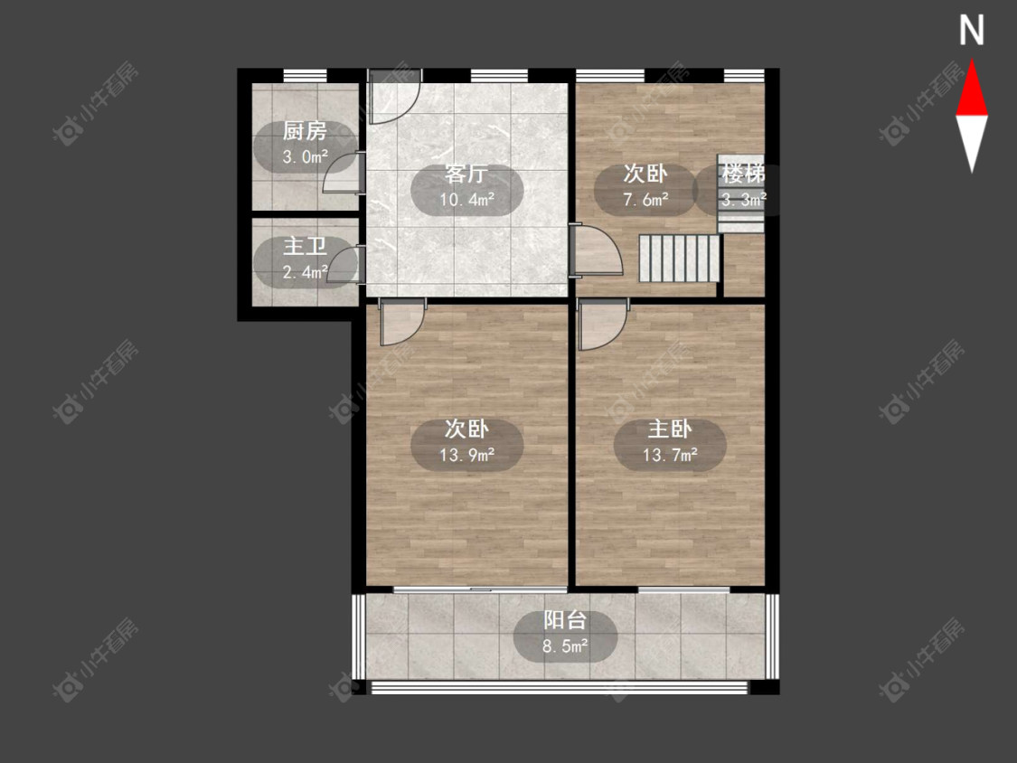 常州西新桥二村在售二手房源户型图_小牛看房