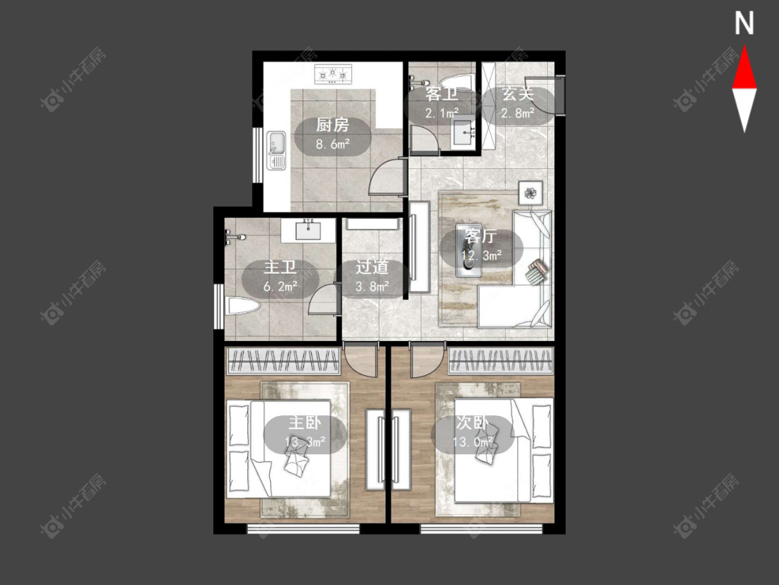 凯纳商务广场房源户型图 常州凯纳商务广场在售二手房源户型图_小牛看房