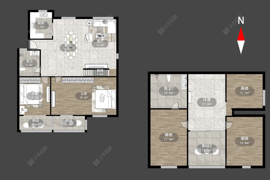 常州中凉花园在售二手房源户型图_小牛看房