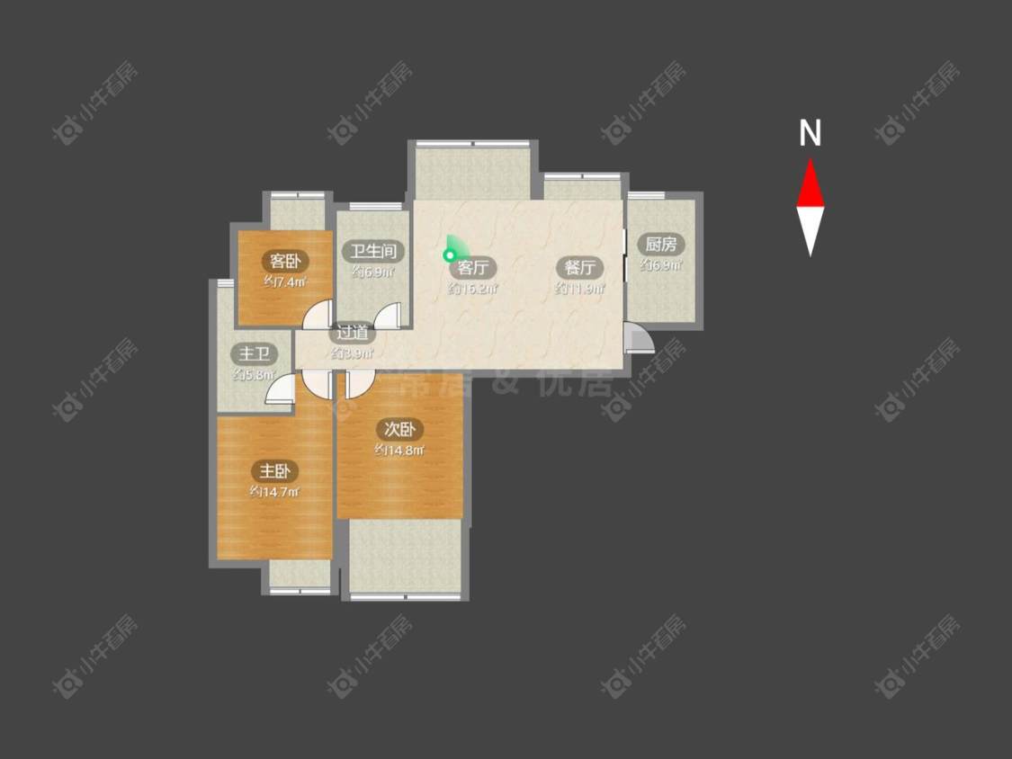 天润园房源户型图 常州天润园在售二手房源户型图_小牛看房