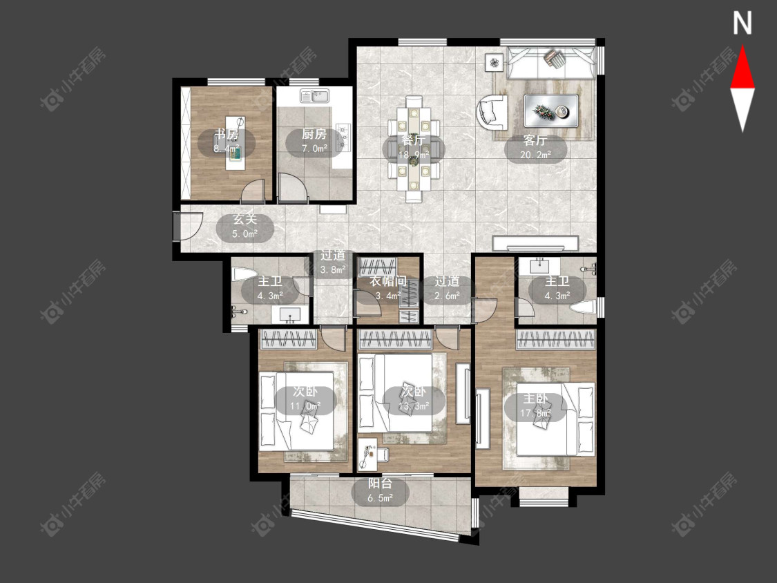 常州金色新城东区在售二手房源户型图_小牛看房