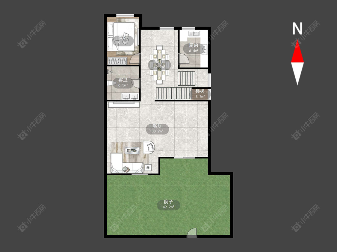 常州圩塘新村二村在售二手房源户型图_小牛看房