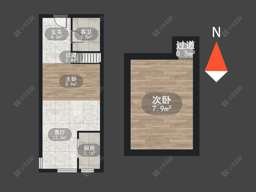 常州景荟凤凰公寓在售二手房房源户型图_小牛看房