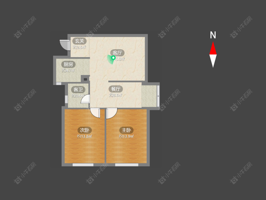 常州新城公馆国际公寓在售二手房房源户型图_小牛看房