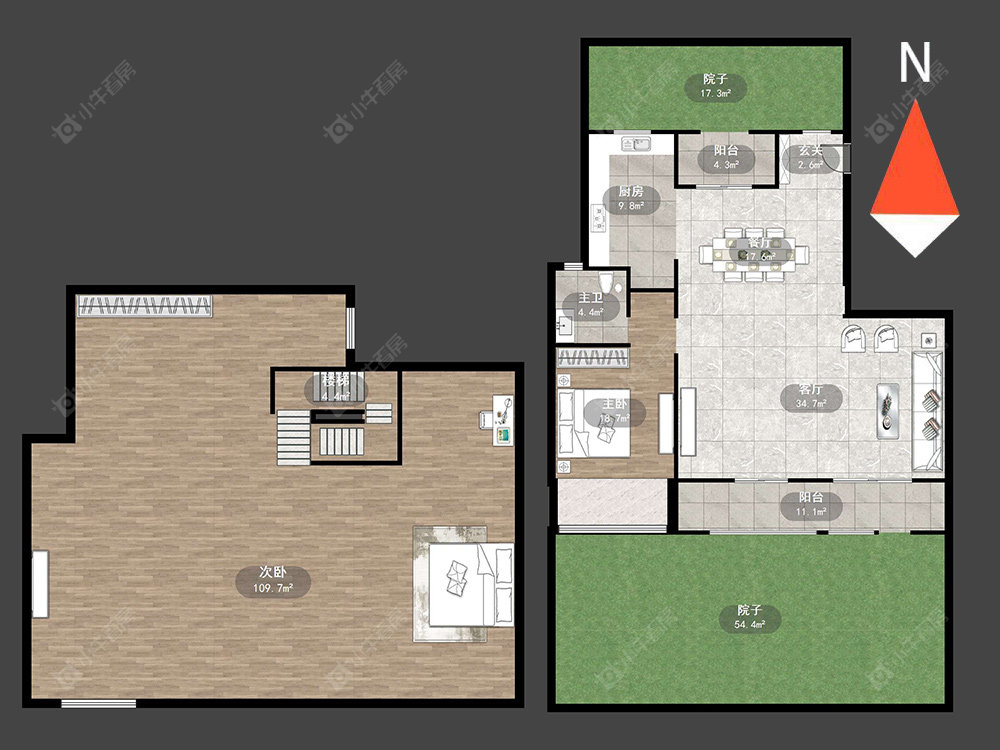 雅居乐湖光映月房源户型图 常州雅居乐湖光映月在售二手房源户型图_小牛看房