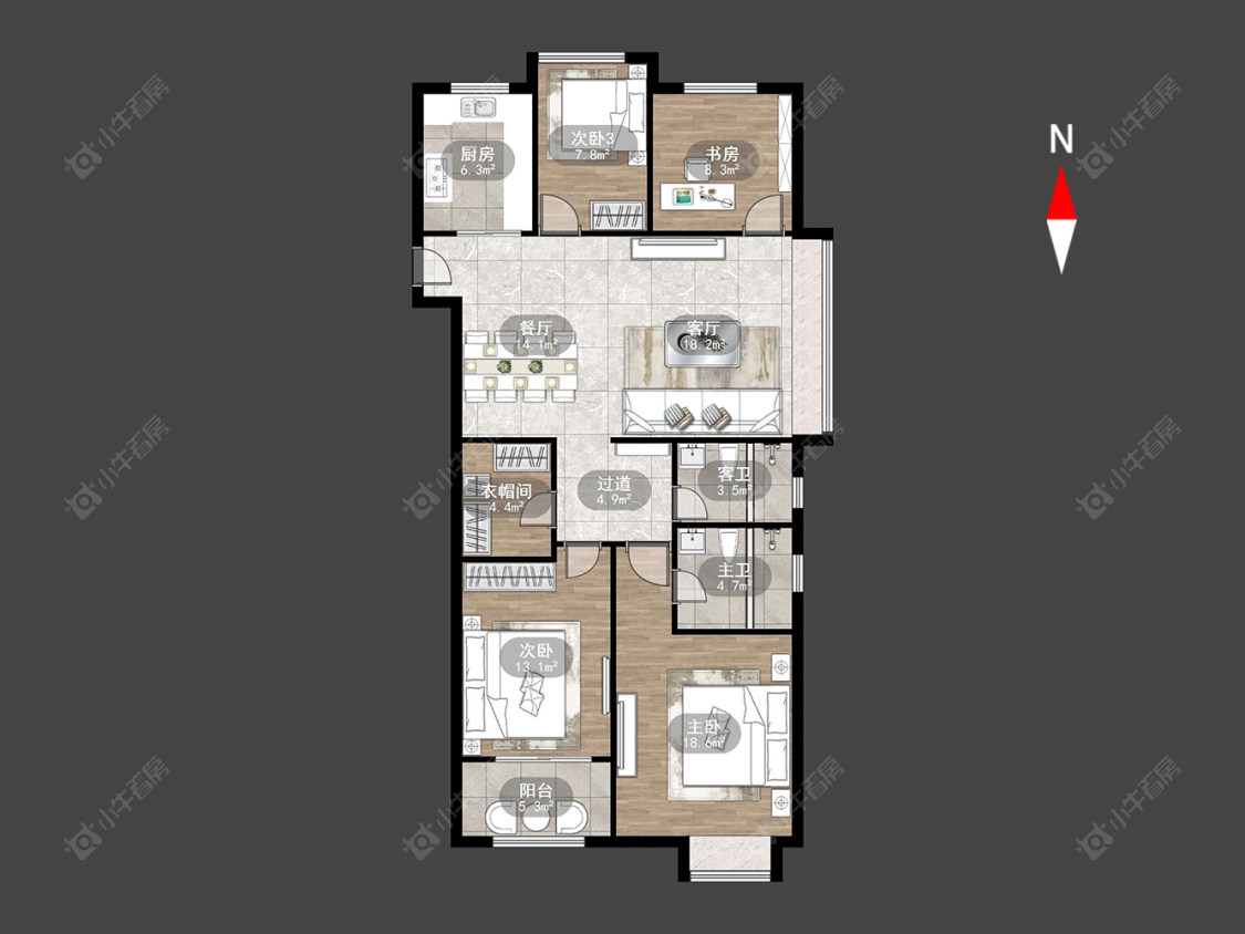 常州阳光龙庭在售二手房源户型图_小牛看房
